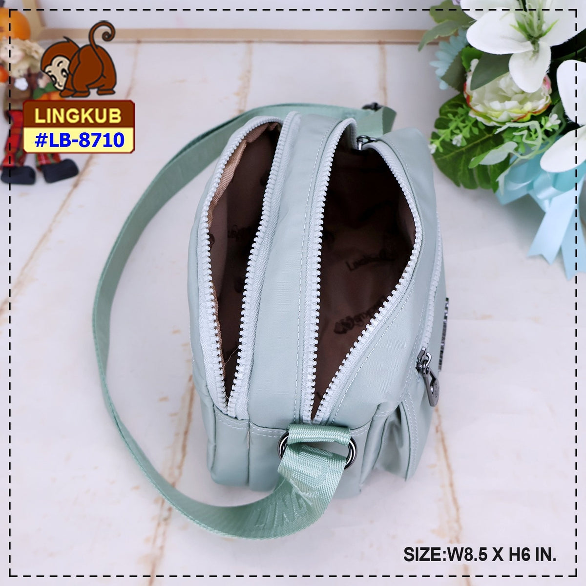 LING KUB LB-8710 Small Crossbody / Hand Bag