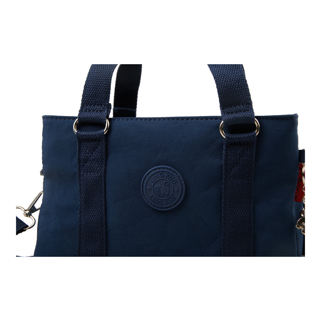 LING KUB KB-2251 close-up of navy fabric, handle webbing and stitching